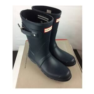 Hunter Original Short Women's Rain Boots Navy sz 9.5